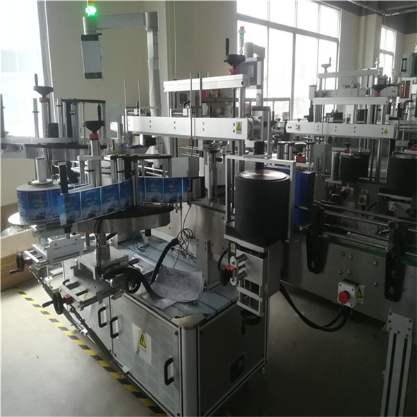 Aplikator naklejek, maszyna do etykietowania na szyję / przód i wieża