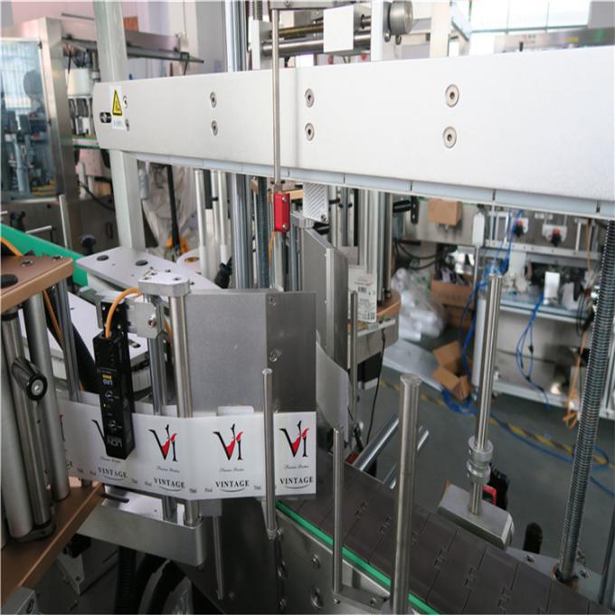 Plastikowa maszyna do etykietowania butelek na produkty chemiczne, PLC i system sterowania ekranem dotykowym