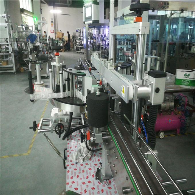 Kwadratowa maszyna do etykietowania butelek, samoprzylepna maszyna do etykietowania sześciokątnych i kwadratowych słoików