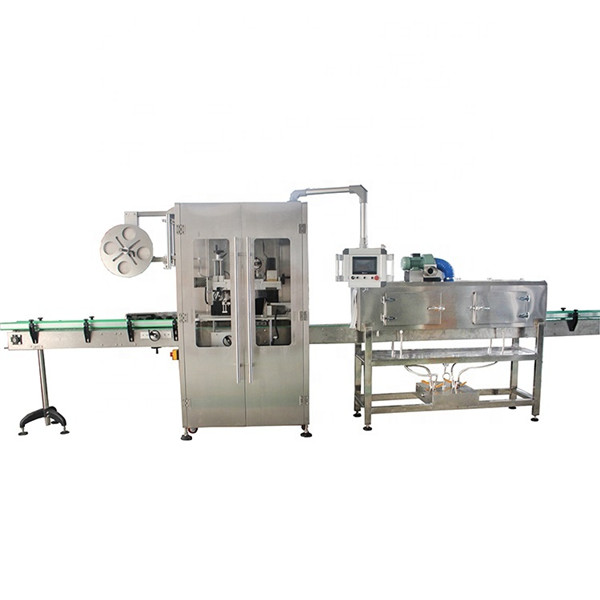 Dwustronna maszyna do etykietowania termokurczliwych rękawów ze stali nierdzewnej do różnych butelek