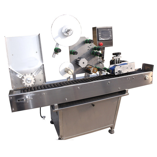 Mała okrągła butelka do etykietowania fiolek z talerzem obrotowym