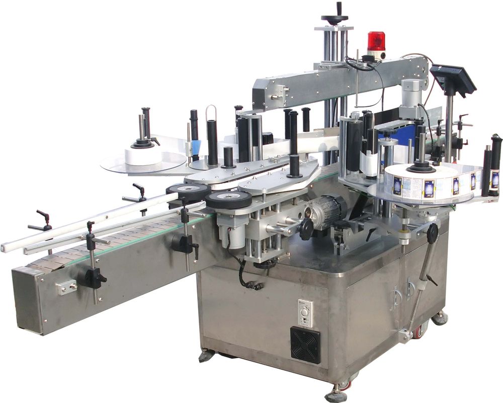 Szybkobieżna dwustronna maszyna do etykietowania naklejek oleju hydraulicznego