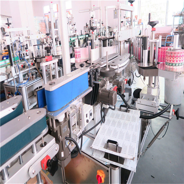 Maszyna do dwustronnego etykietowania butelek do różnych płaskich kwadratowych słoików na butelki