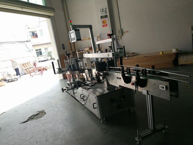 Chiny Dwustronna okrągła maszyna do etykietowania butelek, dostawca szerokości etykiety 190 mm