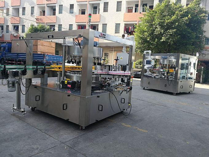 Obrotowa etykieciarka przód i tył / Szyja i przednia prędkość 15000B / H Certyfikat CE