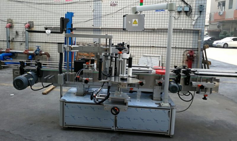 Chiny Naklejka dwustronna Eliptyczna owalna butelka Automatyczna maszyna do etykietowania Dostawca 1200 W.