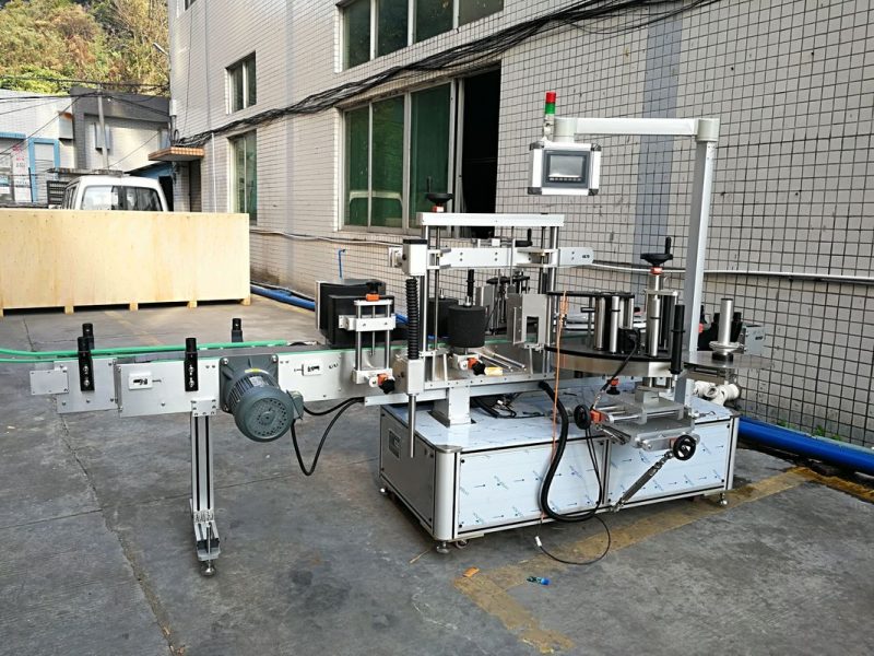 Chiny Maszyna do naklejania etykiet z przodu iz tyłu dla dostawcy butelek owalnych i prostokątnych